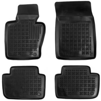 Tapis de sol en caoutchouc noir sur mesure pour BMW X3