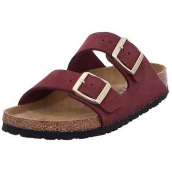 Birkenstock Arizona Weichbettung Damenpantolette aus Nubukleder