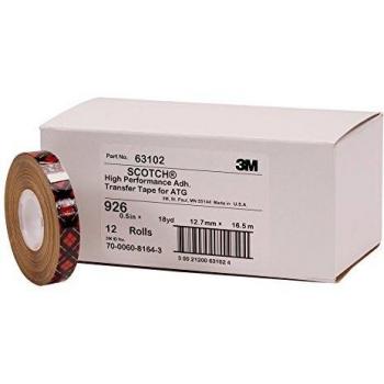 3M 926 ATG Klebefilm, 12 mm x 33 m, transparent