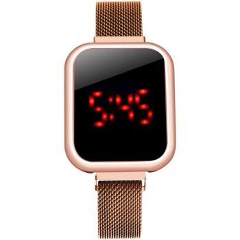 Sportliche Frauen-Armbanduhr mit Magnetverschluss
