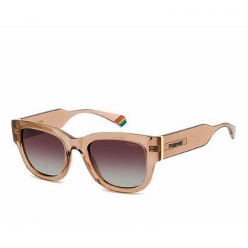 Brown Shaded Polarized Sunglasses for Women by Polaroid, 51 MM