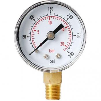 BSPT 1/8 40mm Medidor de Presión para Sistemas de Aire, Gas y Líquidos