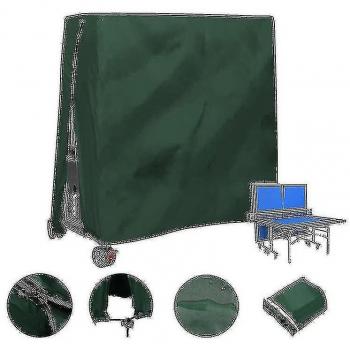 Protection extérieure anti‑poussière et imperméable pour tennis de table 165×70×185 cm – Vert