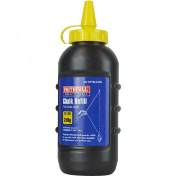 Faithfull Chalk Line Powder Yellow