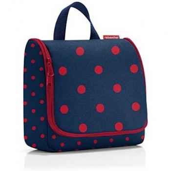Trousse de Toilette Toile Mixed Dots Rouge