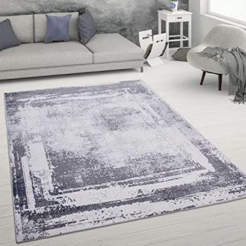 Tapis Salon Abstrait Gris 160x220 cm