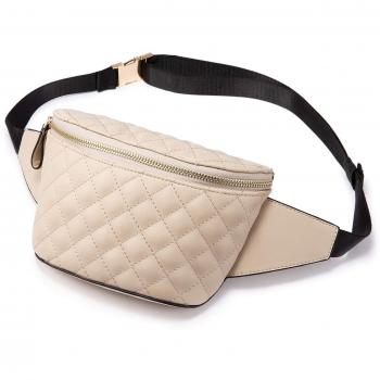 Modische Beigete Gürteltasche Damen – Hüfttasche