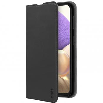 Etui portefeuille noir pour Samsung Galaxy A13 SBS