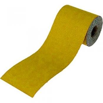 Faithfull 115mm Yellow Aluminium Oxide Sanding Roll 5m 80g