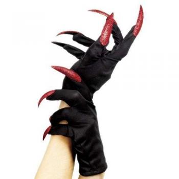 Haunted Glow Fake Nail Gloves