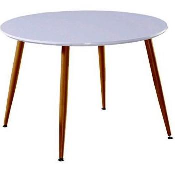 Meuble d’appoint Nina Menzzo, 110 x 110 x 76 cm, blanc