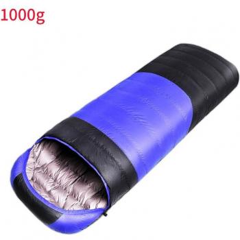 Hiking Duck Down Sleeping Bag with Attached Sleeping Pad