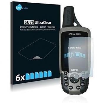 Savvies Protector de Pantalla (6 Unidades) para Garmin GPSMAP 60CSx