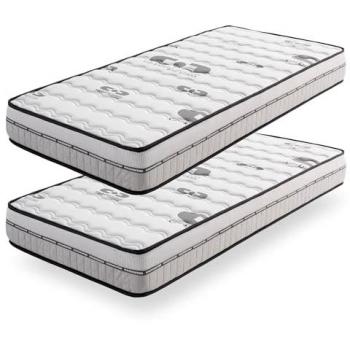 Pack x2 colchones 70x190 cm