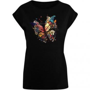 Damen T-Shirt F4NT4STIC Schmetterling Bunt, 5XL