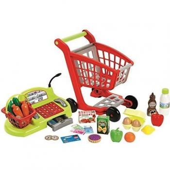 Caddie de Marché avec Caisse Enregistreuse Ecoiffier