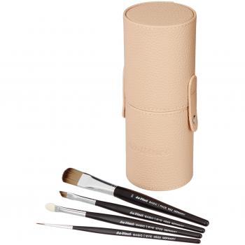 Da Vinci Artist Brush Box Set Travel Case Cream 4-Piece