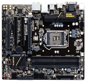 Scheda madre M.ATX GA‑B150M‑D3H (Intel 1151) – Nero