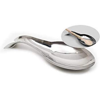 Poggiamestolo in acciaio inox 10 cm