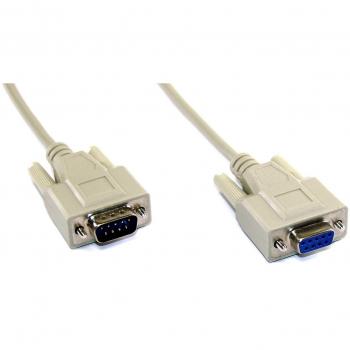 InLine® Serielle Verlängerung, 9pol St/Bu vergossen, 1:1 belegt, 5m (12235)