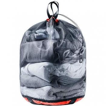 Deuter Mesh Sack 5 Litres – Noir Gris (Capacité 5 L)