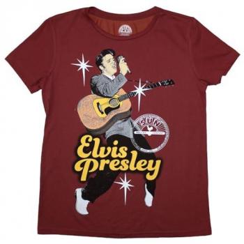 Sun Records Women’s Elvis Microphone Graphic T-Shirt