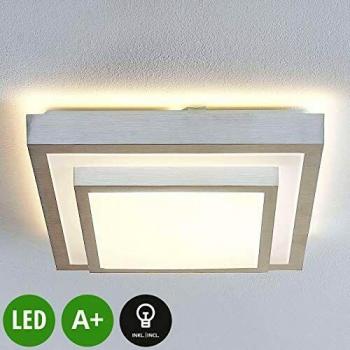 Panneau éclairage LED Lindby Mirco Aluminium 37,5 cm