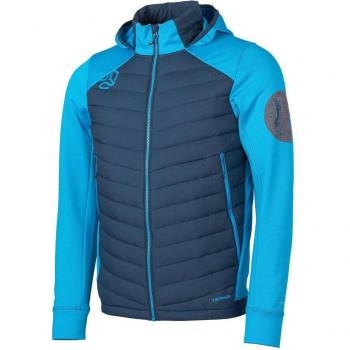 Giacca a Cappuccio Ternua Yukkon Hybrid con Isolamento PrimaLoft Blu Scuro Taglia XXL