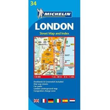 Stadtplan London: Street Map and Index. Localkarte (Michelin Localkarte)