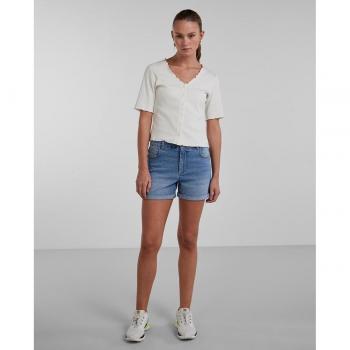 Pieces Jeansshorts PCPEGGY MW SHORTS LB NOOS BC