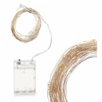 Ghirlanda di Luci LED Bianco Caldo 5,4 m (24 Unità)