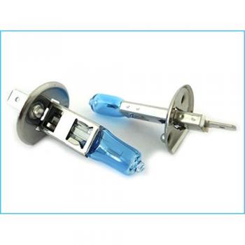 Lampada Alogena H1 12V 55W P14,5s Bianco Effetto Xenon (2 Pezzi)