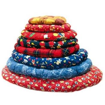 Cuscini a forma di nuvola 87 cm con federe e guanciale imbottito, colori assortiti