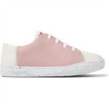 Camper Peu Touring Twins Girls' Smooth Leather Sneakers with Laces