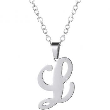Collier Alphabet Femme Lettre L