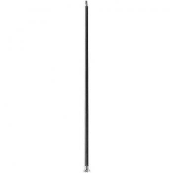 MacTack 24 pulgadas Bastón Negro con Tapón Níquel Resistente