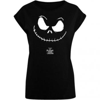 F4NT4STIC Jack Face T-Shirt – Disney Nightmare Before Christmas, Damen, Regular Fit