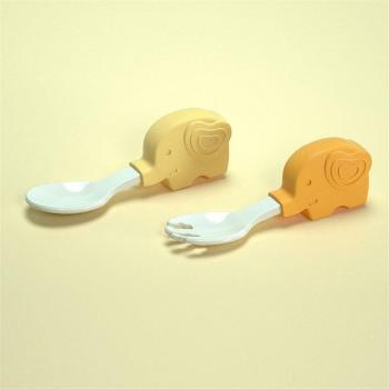 Vaisselle enfant éco‑plastic flexible