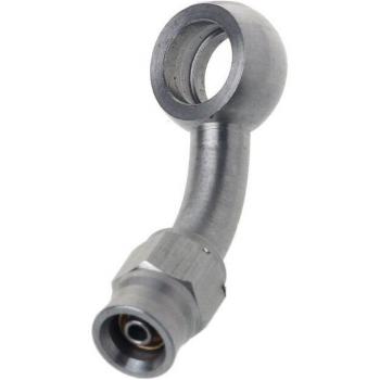 AN-3 to M10 10mm 45 Degree Brake Hose Fitting