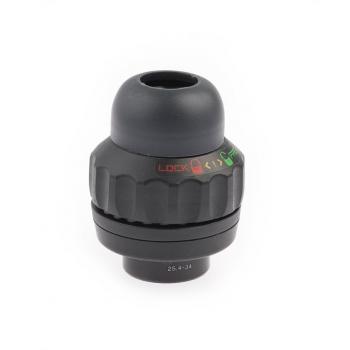 Casque d'écoute avec verrou de direction 1 1/8 pouce noir