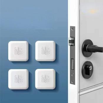 Almohadilla silenciosa para manilla de puerta, 4 piezas