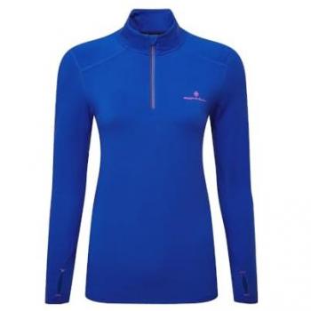 Felpa Ronhill Core Thermal Half Zip Nero Margherita Donna 14