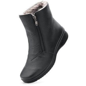 Scarpe Stivaletti Munchen Pelle Nero 12-48539-61
