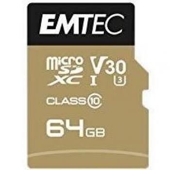 MicroSDXC EMTEC SpeedIN' 64 Go 650x FullHD 4K