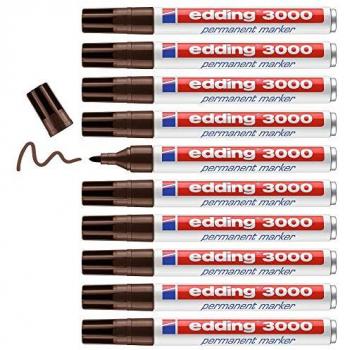 Edding Marker Permanent 3 mm Dunkelbraun