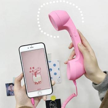 Micrófono Retro de Teléfono con Control de Volumen
