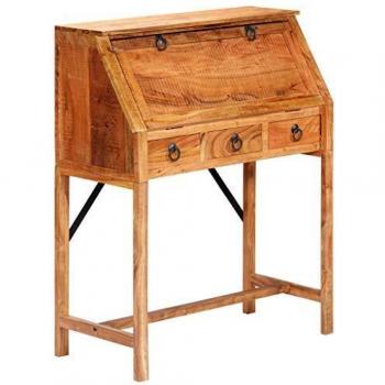 Sonata Acacia Wood Desk, 90x40x107 cm