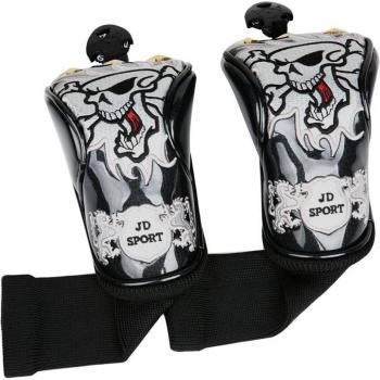 Funda Protectora para Golf Híbrido 2 Uds. Cuero PU Cráneo