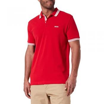 Boss Green Paddy Contrast Mens Polo NOS