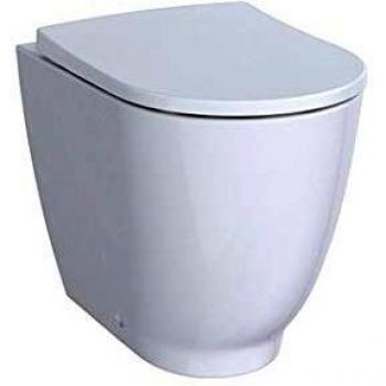 Inodoro de pie Acanto Geberit 4,5/6 L sin borde blanco